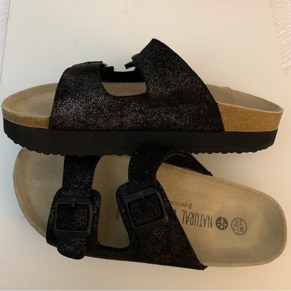 Natural Walk by esmara sparkle sandals sz 40